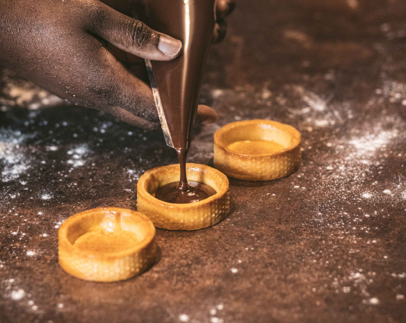 Ateliers à Domicile - Tarte Vanille Noisette - Trois Coeurs Gourmands