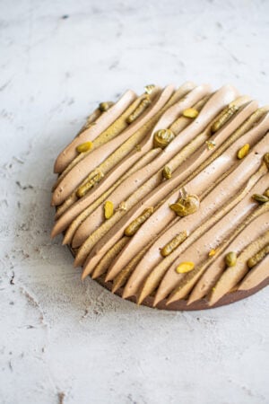 Tarte façon chocolat Dubaï