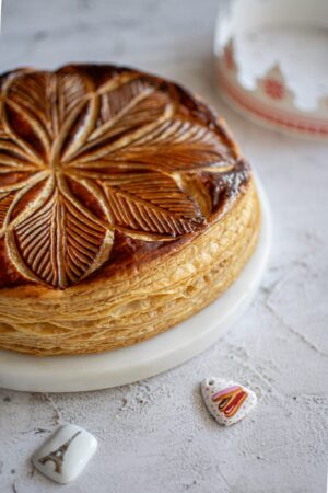 Galette des Rois frangipane amandes à la vanille - 6 parts